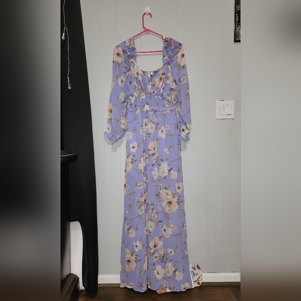 NWT Gorgeous Akira Boho Floral Maxi Dress - Picture 2 of 10